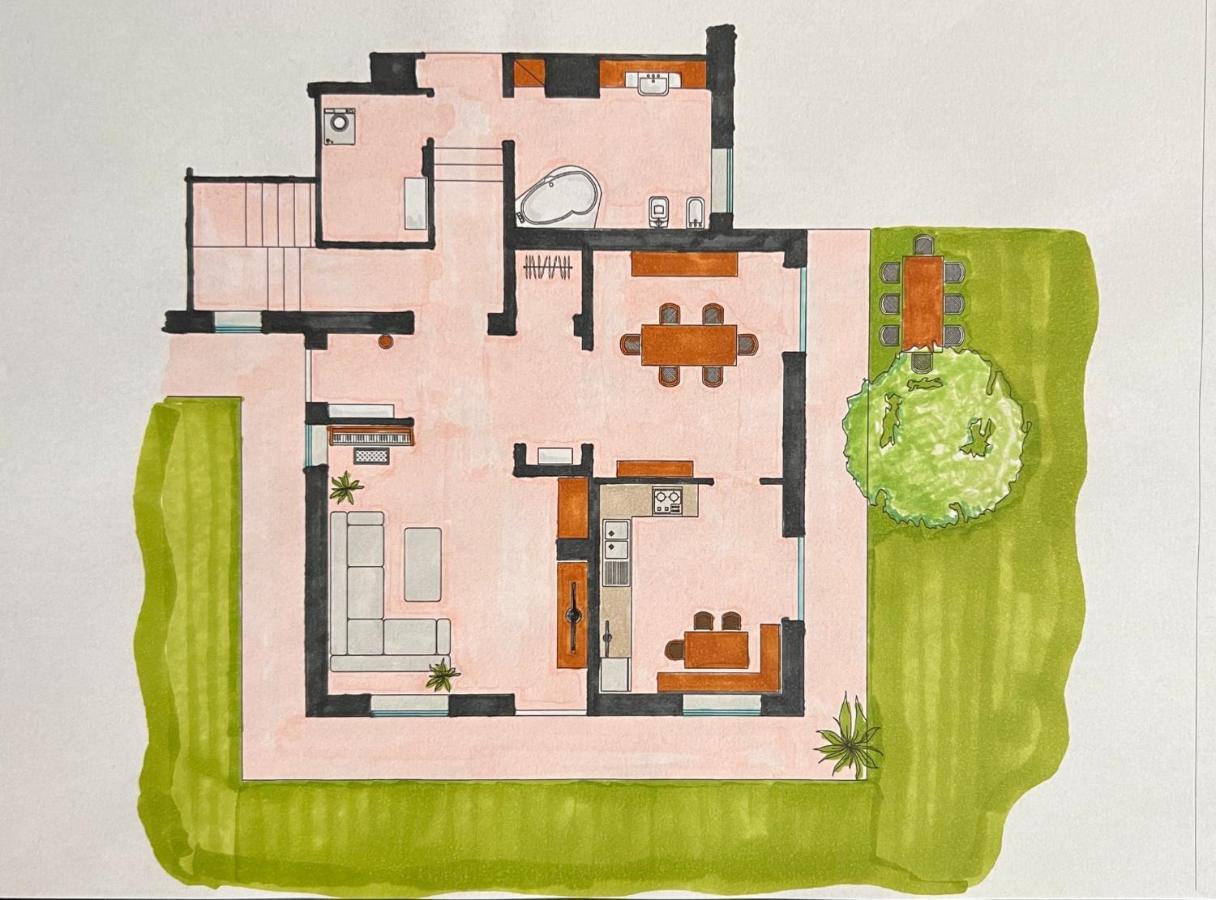 Villa Mara - Aosta - 200 Mq - Wifi - Jacuzzi - Parcheggio - Giardino Eksteriør billede